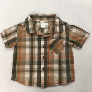 Gymboree Boys Plaid Button Up